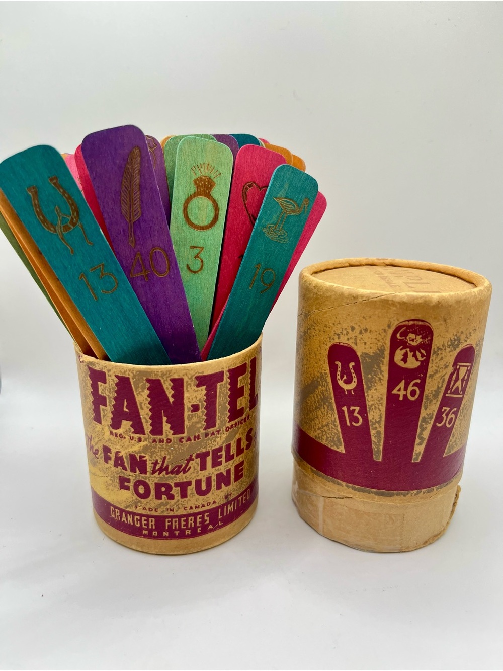Antique 1930’s Fan-Tel Fortune-Telling Game - Sample Edition